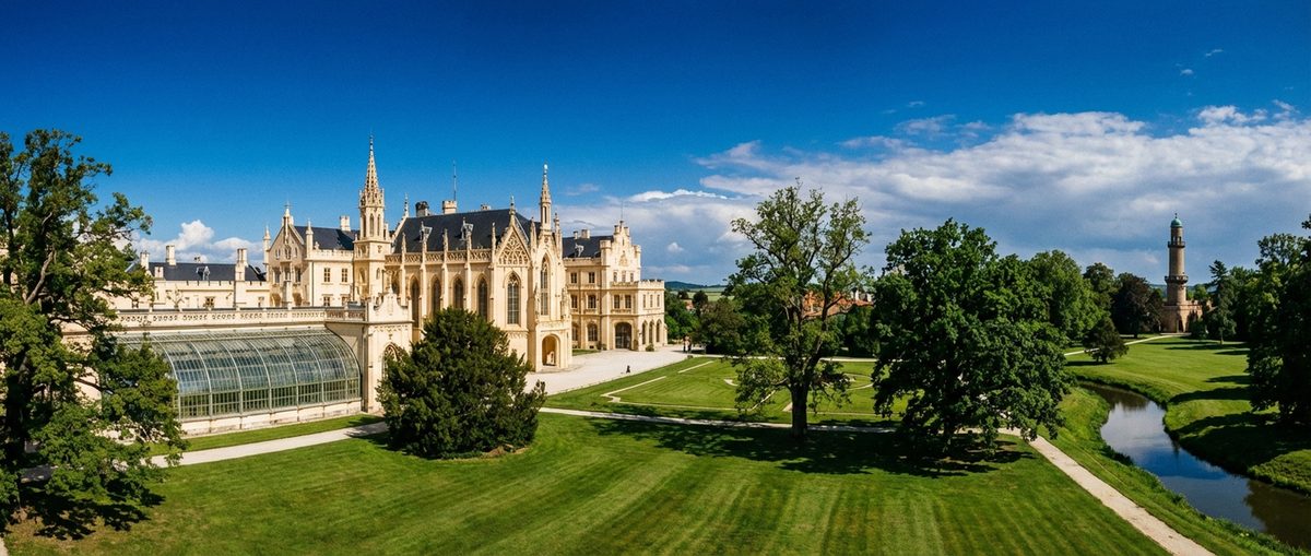 Zámek Lednice v jižní Moravě